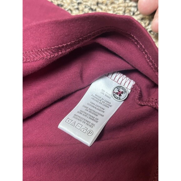 Michael Kors Polo Shirt |XL | Red Maroon | Collared 1/4‎ Button Chest Pocket - Picture 6 of 6